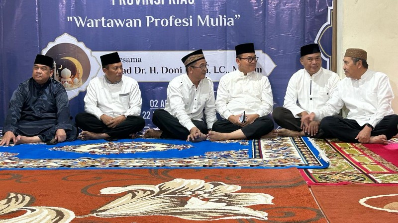 Tiga Mantan Gubri Hadiri Buka Puasa Bersama PWI Riau
