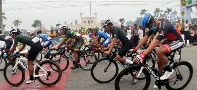 Etape 4 Tour de Siak Berlangsung Sengit 