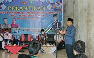 Wabup Husni Merza Hadiri Pelantikan Pengurus NPC Kabupaten Siak