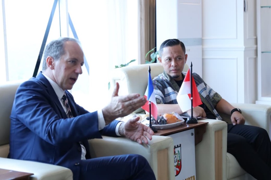 Terima Kunjungan Dubes Prancis, Wako Agung Buka Peluang Kerja Sama Internasional