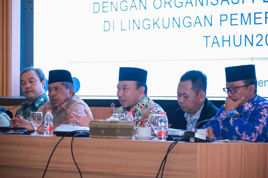 Rapat bersama Forkopimda, Alfedri: Upaya Pemerintah Bersama Pihak Terkait Sukseskan Pemilu 2024
