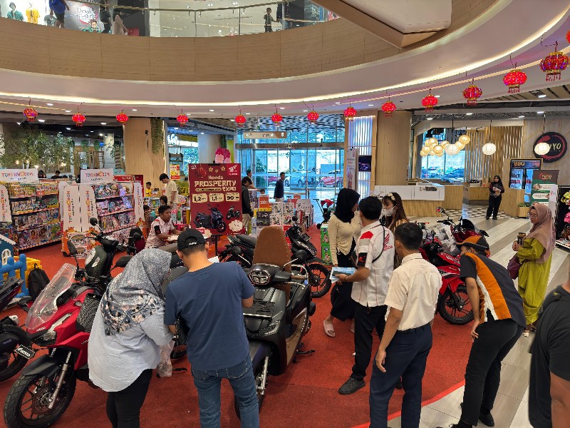 Hadirkan Beragam Tipe, Honda Prosperity Expo Tarik Perhatian Pengunjung Mal Living Word Pekanbaru