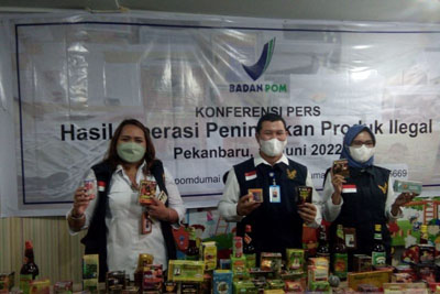BBPOM Pekanbaru Temukan 74.968 Obat Tradisional Ilegal