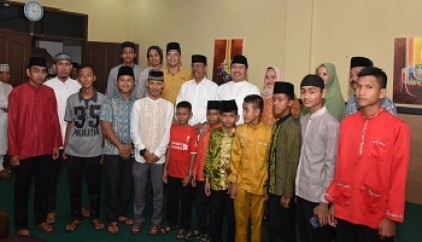  Bupati Amril Bersilaturahmi dengan Kafilah Asal Kabupaten Bengkalis