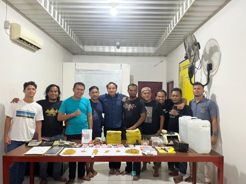 Polres Bengkalis Ungkap Kasus Perhiasan Emas Oplosan di Pasar Mandau