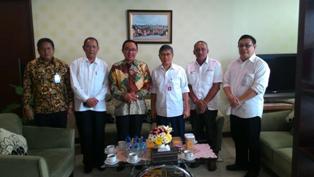 Bupati Inhil Kunjungi Dirjen Kementerian PU