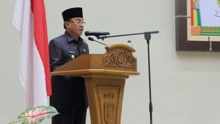 Bupati Inhil Sampaikan Ranperda Pertanggungjawaban APBD 2016