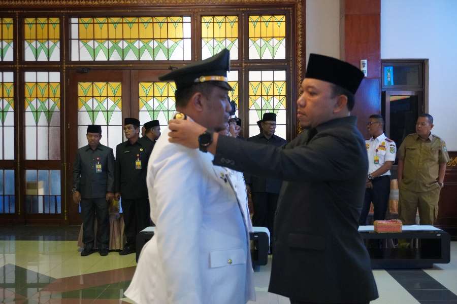 Wakil Bupati Siak Husni Merza Lantik 48 Pejabat Administrasi di Lingkungan Pemkab Siak