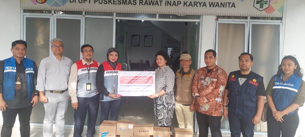 PHR Salurkan Obat-Obatan Bagi Warga Terdampak Banjir di Rumbai