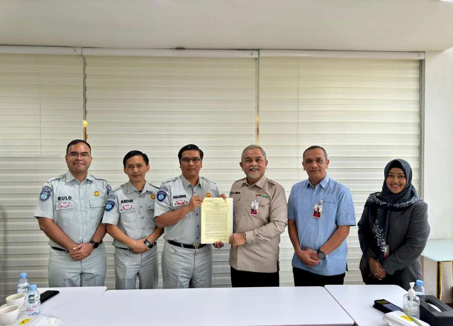 Perkuat Jaringan IT Terhadap Pelayanan, BRK Syariah dan Jasa Raharja Lakukan Kolaborasi