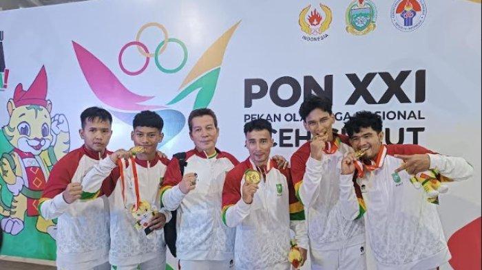 PON Aceh Sumut 2024, Cabor Senam Artistik Beregu Putra Riau Sumbang Emas Pertama