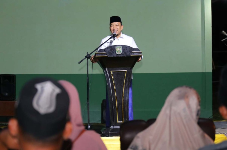 Wabup Siak Husni Merza Resmikan Ruang Kelas Baru Pondok Pesantren Kandangan