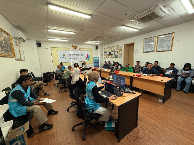 Tingkatkan Kemandirian Ekonomi Warga,  PLN NP UP Tenayan Gelar Pelatihan Budidaya Nila Sistem Bioflok
