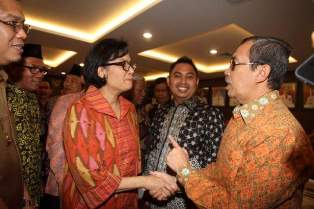 Bupati Siak Temui Menteri Keuangan  Sri Mulyani di Jakarta