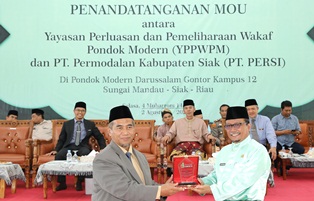MoU Bangun Kebun Sawit, Pemkab Siak Dorong Kemandirian Pondok Pesantren