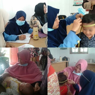 Mahasiswi KKN DR-PLUS UIN Suska Riau Dampingi Kader Posyandu Mujari III Pantau Kesehatan Balita  