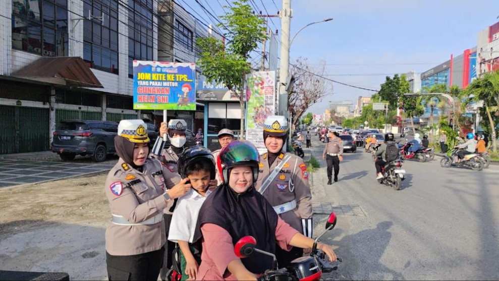 Melalui Kampanye Keselamatan, Ditlantas Polda Riau Ajak Masyarakat Tertib Berlalu Lintas
