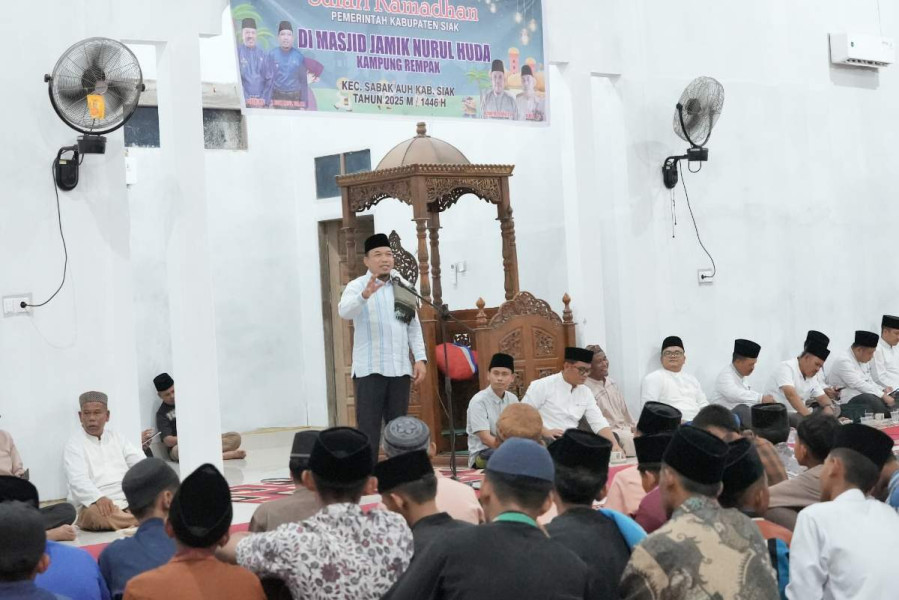 Husni Merza Ajak Masyarakat Tingkatkan Keimanan dan Perbanyak Bersedekah