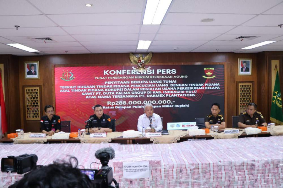 Penyidik Kejagung Sita Uang Rp288 Miliar Terkait Kasus Duta Palma Group