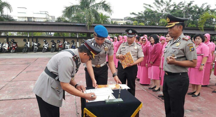 Polres Inhil Gelar Sertijab di Berbagai Posisi