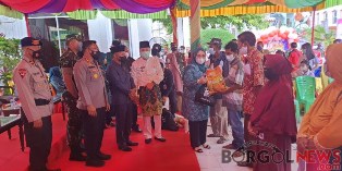Bupati Rohil Buka Giat Vaksinasi Polda Riau