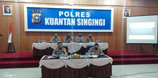 Kapolres Kuansing Himbau Masyarakat Tidak Ada Perayaan Menyambut Tahun Baru 2021