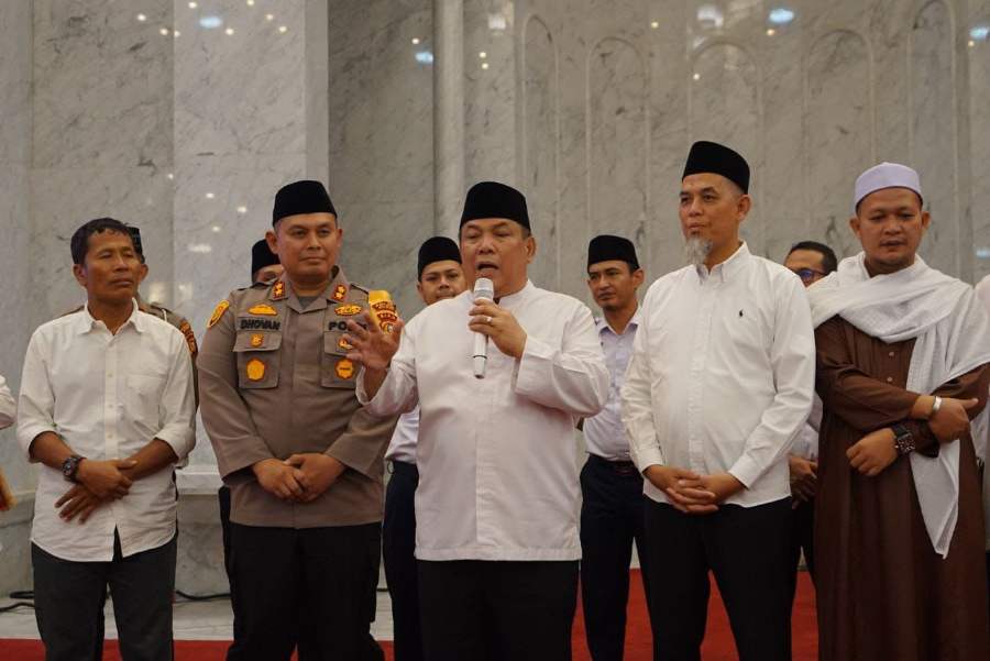 Wako Dumai Doakan Pj Gubri, Saling Puji dan Dukung Maju Pilkada