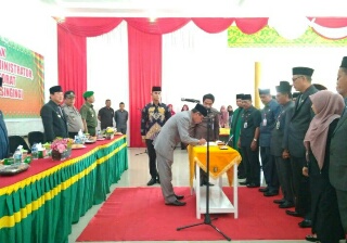 Bupati Mursini Lantik 110 Pejabat Eselon Dilingkungan Pemkab Kuantan Singingi