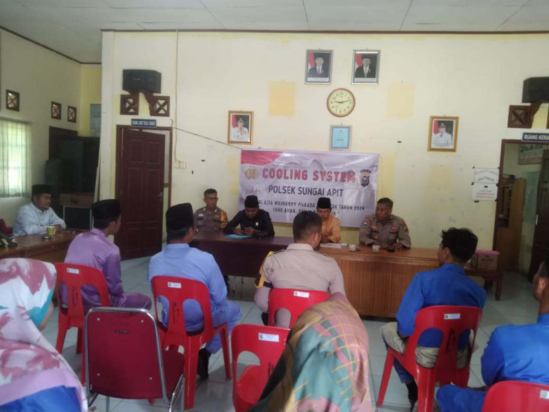 Polsek Sungai Apit Ajak Masyarakat Ciptakan Pilkada Damai 2024