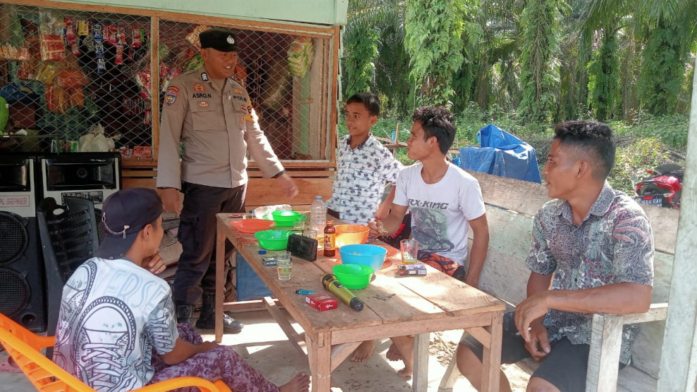 Polisi Lakukan Colling System Pasca Pilkada 2024 di Wilayah Polsek Tambusai Utara