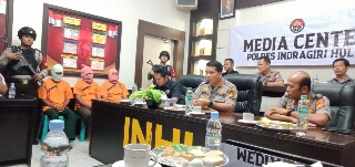 Tiga Terduga Pembakar Lahan Di Lirik Inhu Terancam Hukuman 10 Tahun Penjara