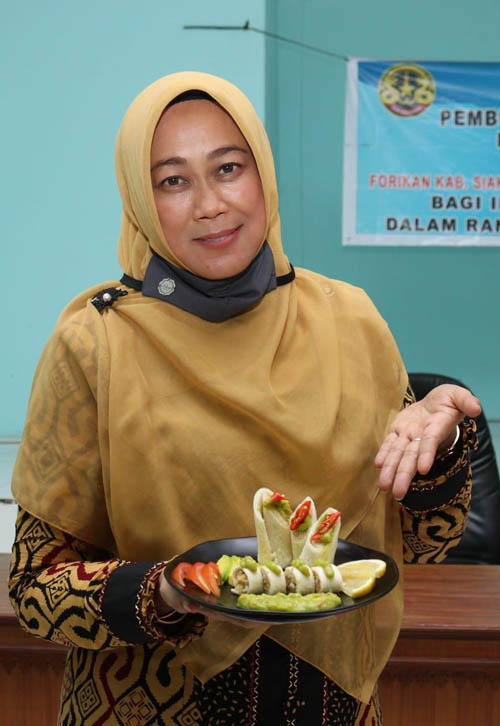 Forikan Siak Kampanyekan Makan Ikan bagi Ibu-ibu Hamil dan Balita