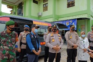 Kunjungi 2 Puskesmas, Kapolda: Saya Ingin Pastikan Semua Berkolaborasi Tangani Covid-19